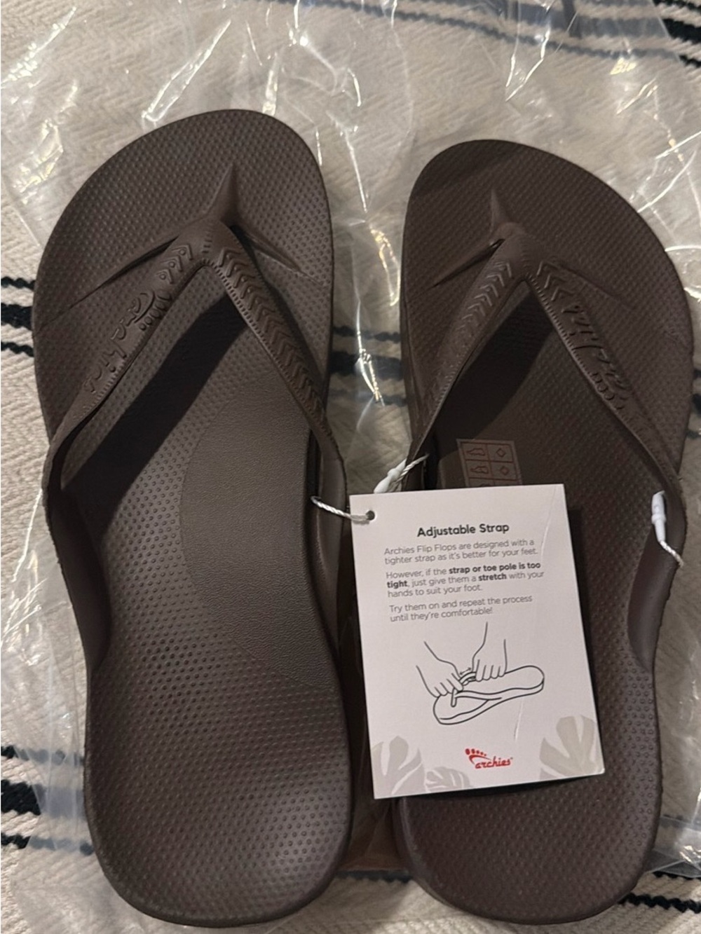 Archies Women's Brown Flip Flop Sandals - Comfortable Beach Slides